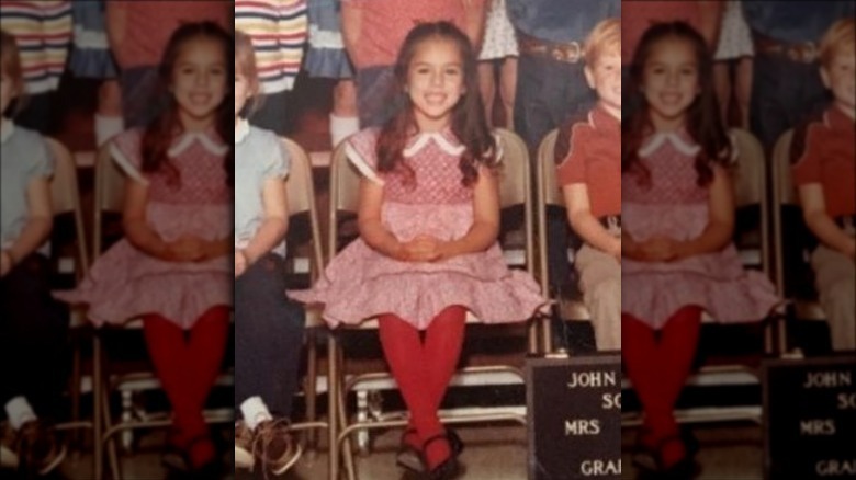 Kelly Dodd in first grade