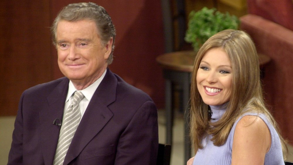 Regis Philbin and Kelly Ripa in 2001