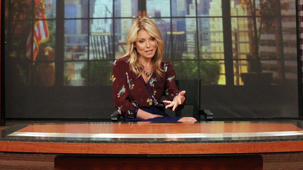 Kelly Ripa on Live with "Regis and Kelly" in 2011