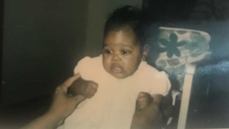 Kenya Moore as a baby