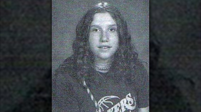 Kesha high school yearbook photo