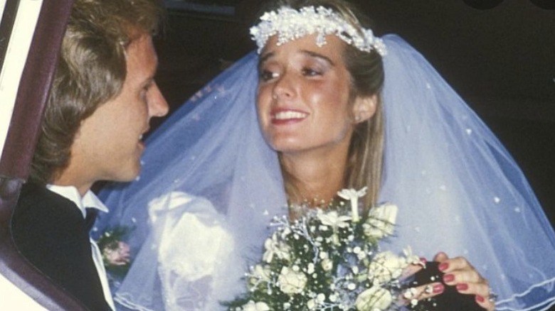 Monty Brinson, Kim Richards, wedding photo 