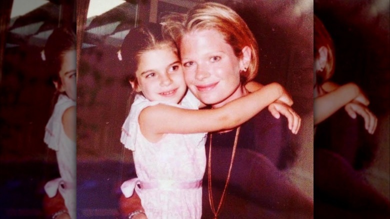 Young Lake Bell and her mom