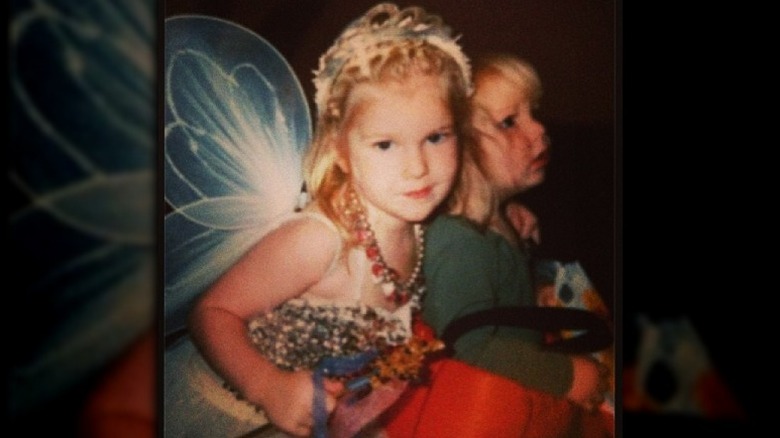 lily rabe childhood picture in fairy wings