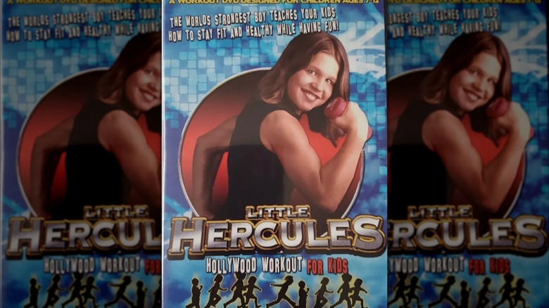 DVD cover of Richard Sandrak's Little Hercules workout video