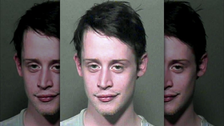 Macaulay Culkin mug shot