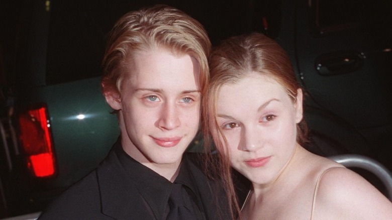 Macaulay Culkin, Rachel Miner smiling