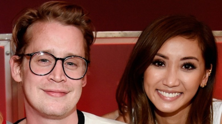 Macaulay Culkin, Brenda Song smiling