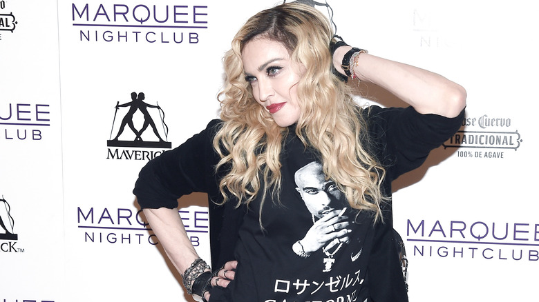 Madonna on red carpet