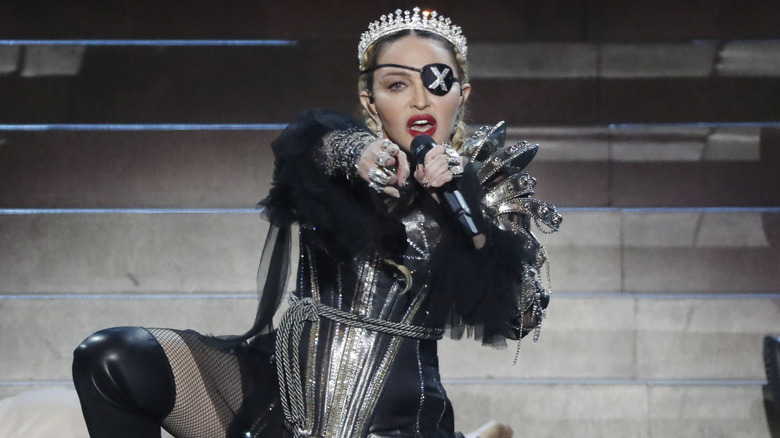 Madonna performing as Madame X