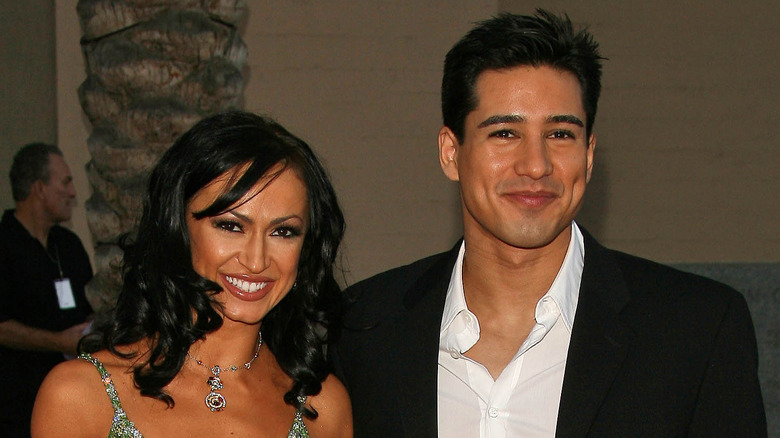 Karina Smirnoff with Mario Lopez