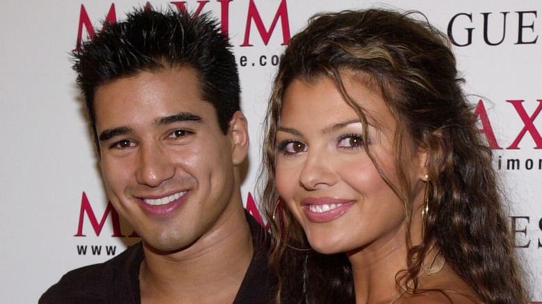 Mario Lopez, Ali Landry smiling