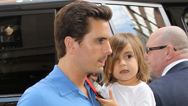 Mason Disick, pouting