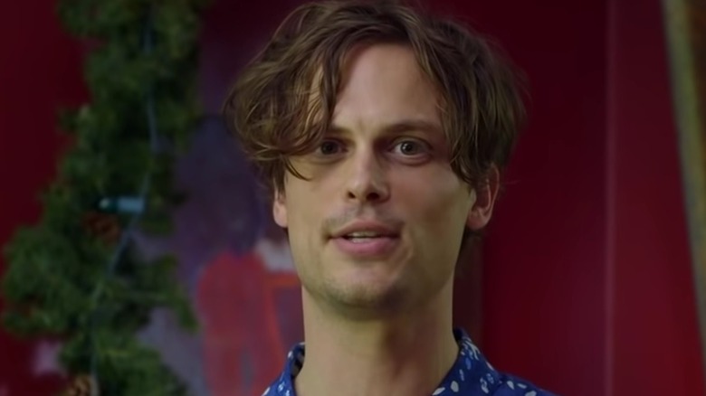 Matthew Gray Gubler in his house 