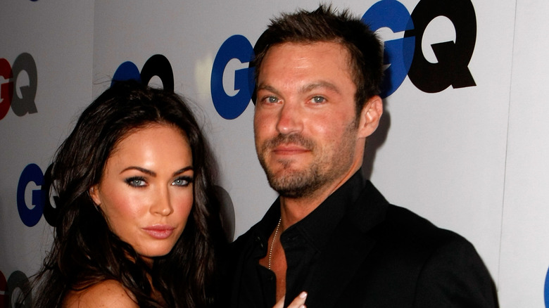 Megan Fox and Brian Austin Green on red carpet