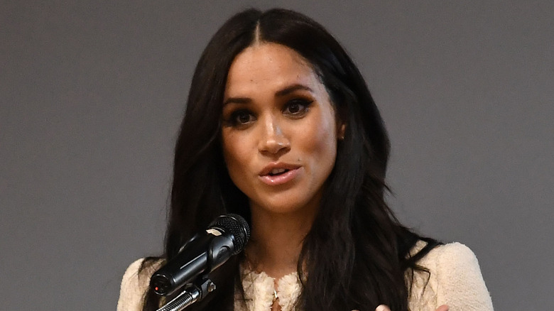 Meghan Markle speaking