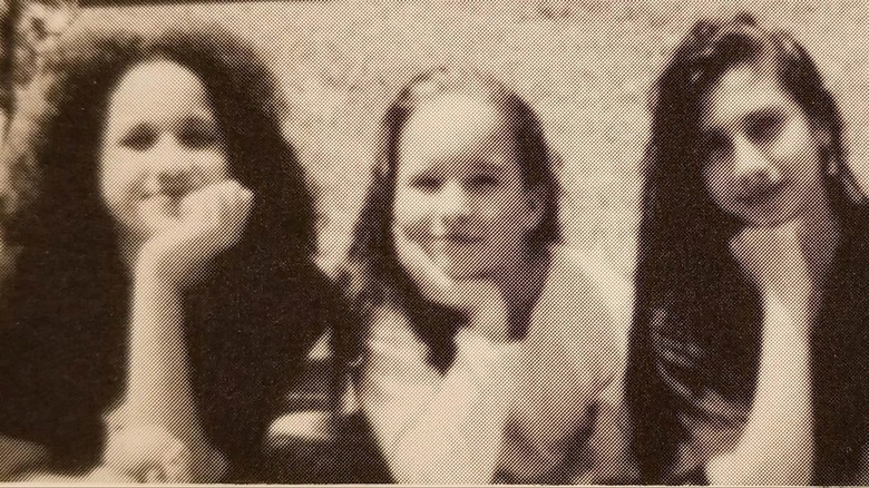 Meghan Markle and a friend from an elementary school yearbook photo