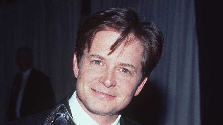 Michael J. Fox tilting head