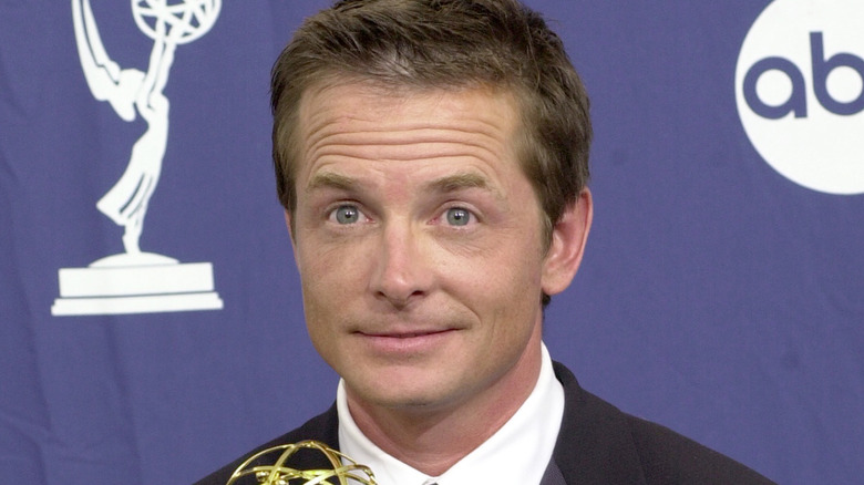 Michael J. Fox with eyes wide open