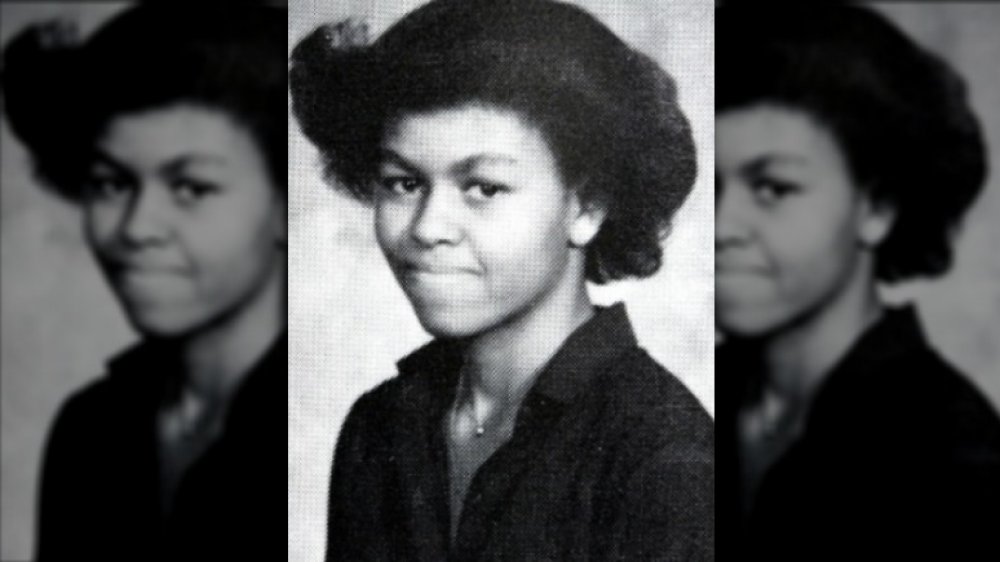 Michelle Obama 1980 yearbook photo