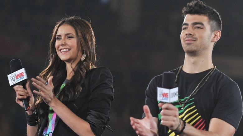 Nina Dobrev and Joe Jonas on We Day