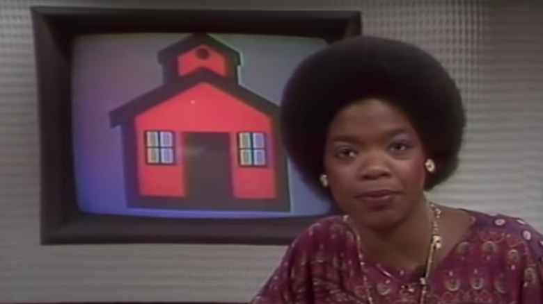 Oprah Winfrey hosting a show in Baltimore 1978-1981