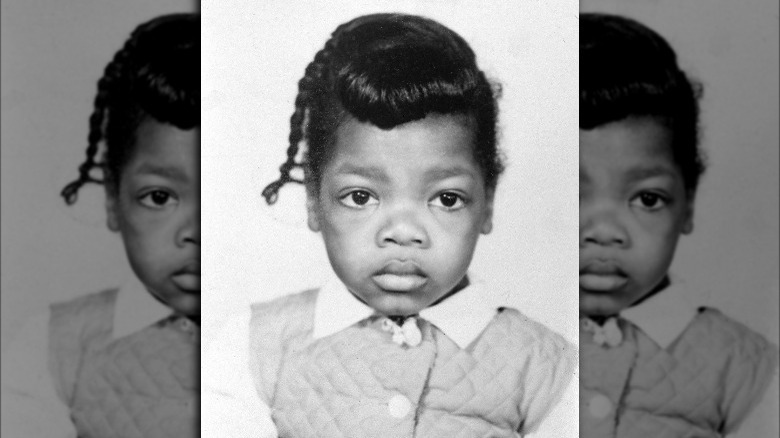 Oprah Winfrey as a child