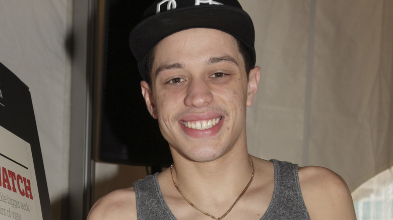 Pete Davidson smiling