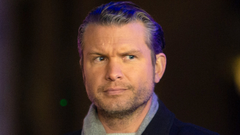 Pete Hegseth during a Fox News holiday event in 2021