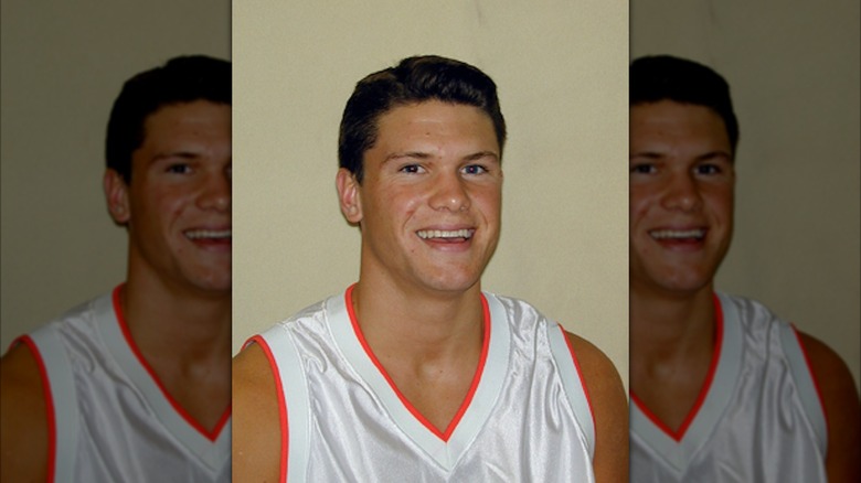 Pete Hegseth as a member of the Princeton basketball team