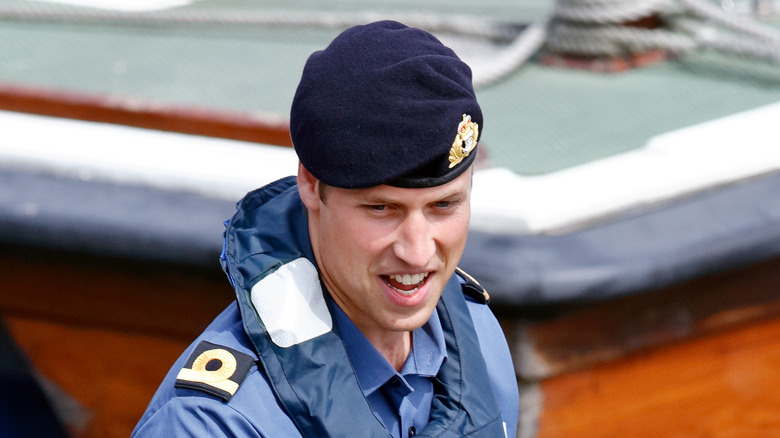 Prince William in Navy uniform