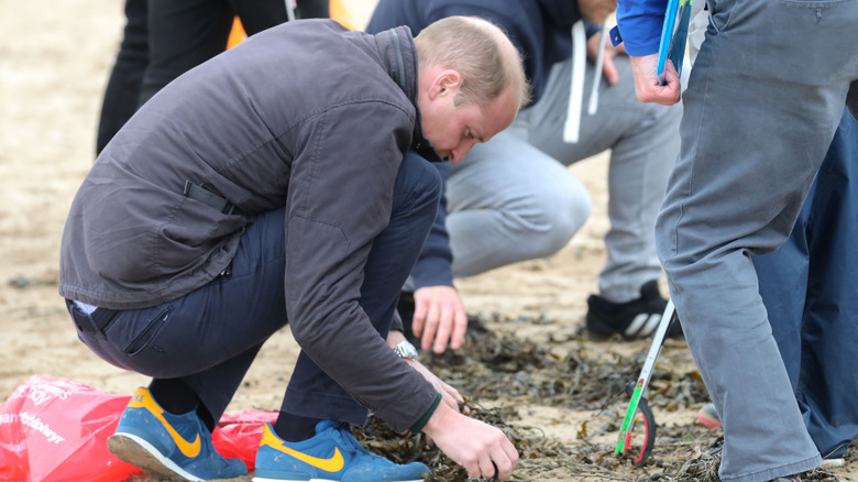 Prince William volunteering 