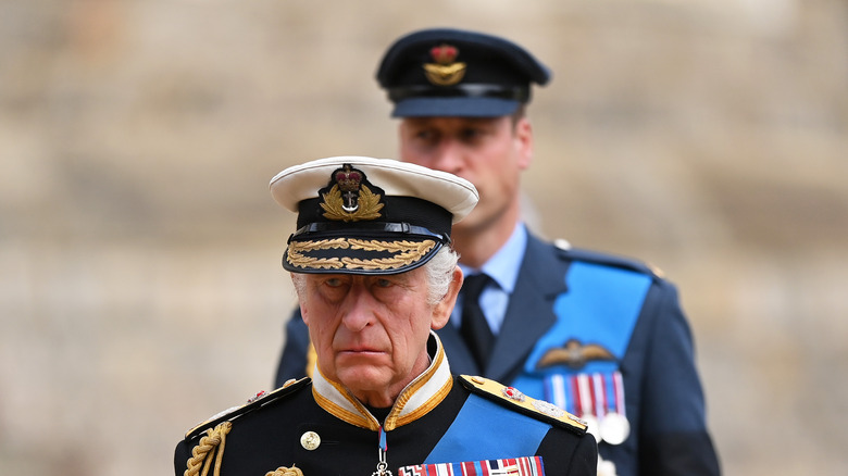 King Charles III and Prince William 