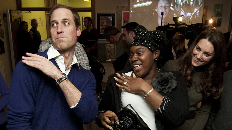 Prince William dancing