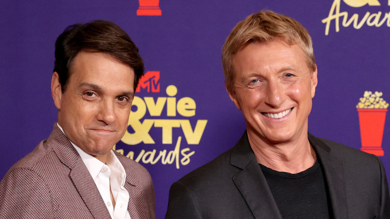 Ralph Macchio and William Zabka red carpet