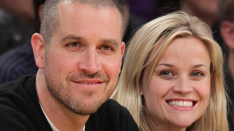 Jim Toth and Reese Witherspoon Lakers