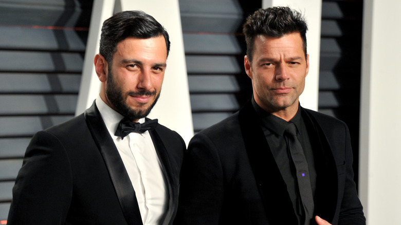 Ricky Martin and Jwan Yosef