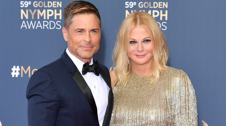 Rob Lowe and Sheryl Berkoff attending  the closing ceremony of the 59th Monte Carlo TV Festival 