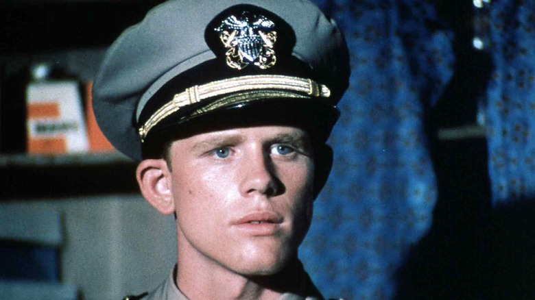 Ron Howard in a military uniform