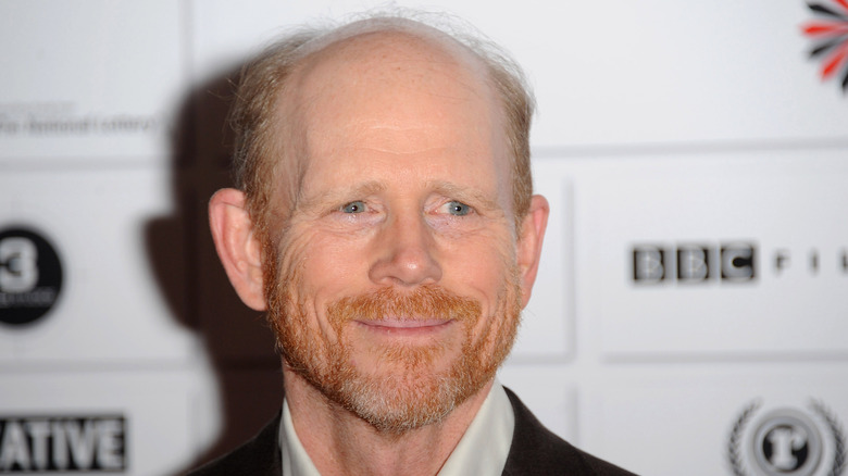 Ron Howard with a pleased look