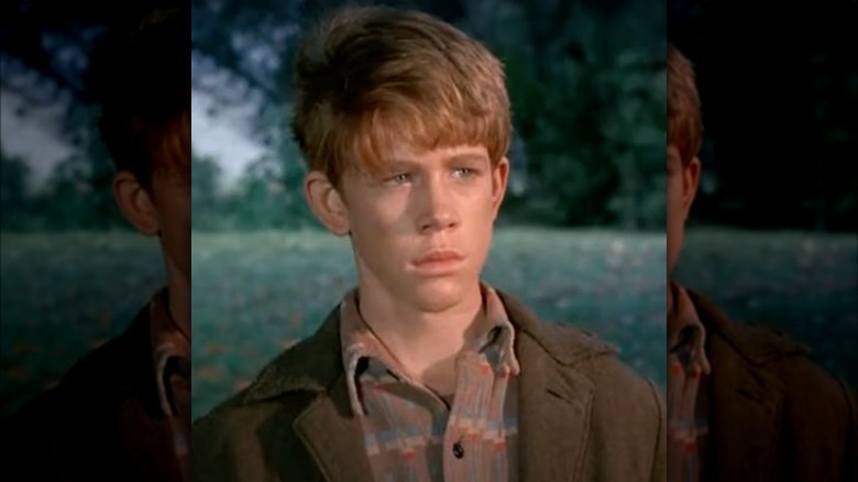 Ron Howard with a confused look on Daniel Boone