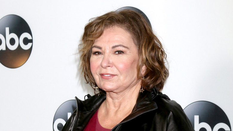 Roseanne Barr poses at the ABC TCA Winter 2018 event