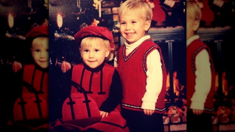 Savannah and Chase Chrisley as children