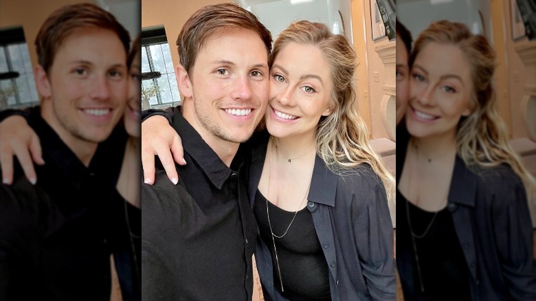 Andrew East and Shawn Johnson East selfie