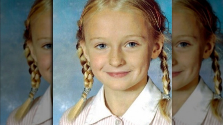 Sophie Turner wearing braided pigtails