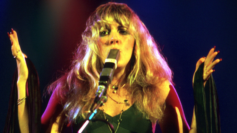 Stevie Nicks performing onstage