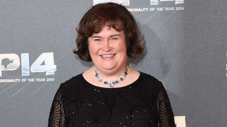 Susan Boyle smiling