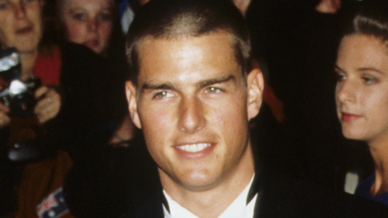 Tom Cruise at movie premiere in London 1989