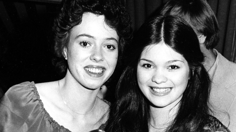 Mackenzie Phillips and Valerie Bertinelli smiling