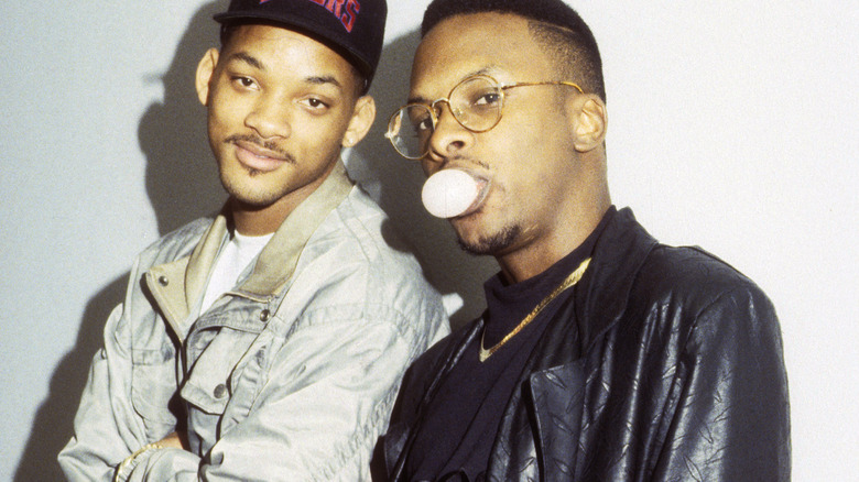 Will Smith and Jazzy Jeff posing